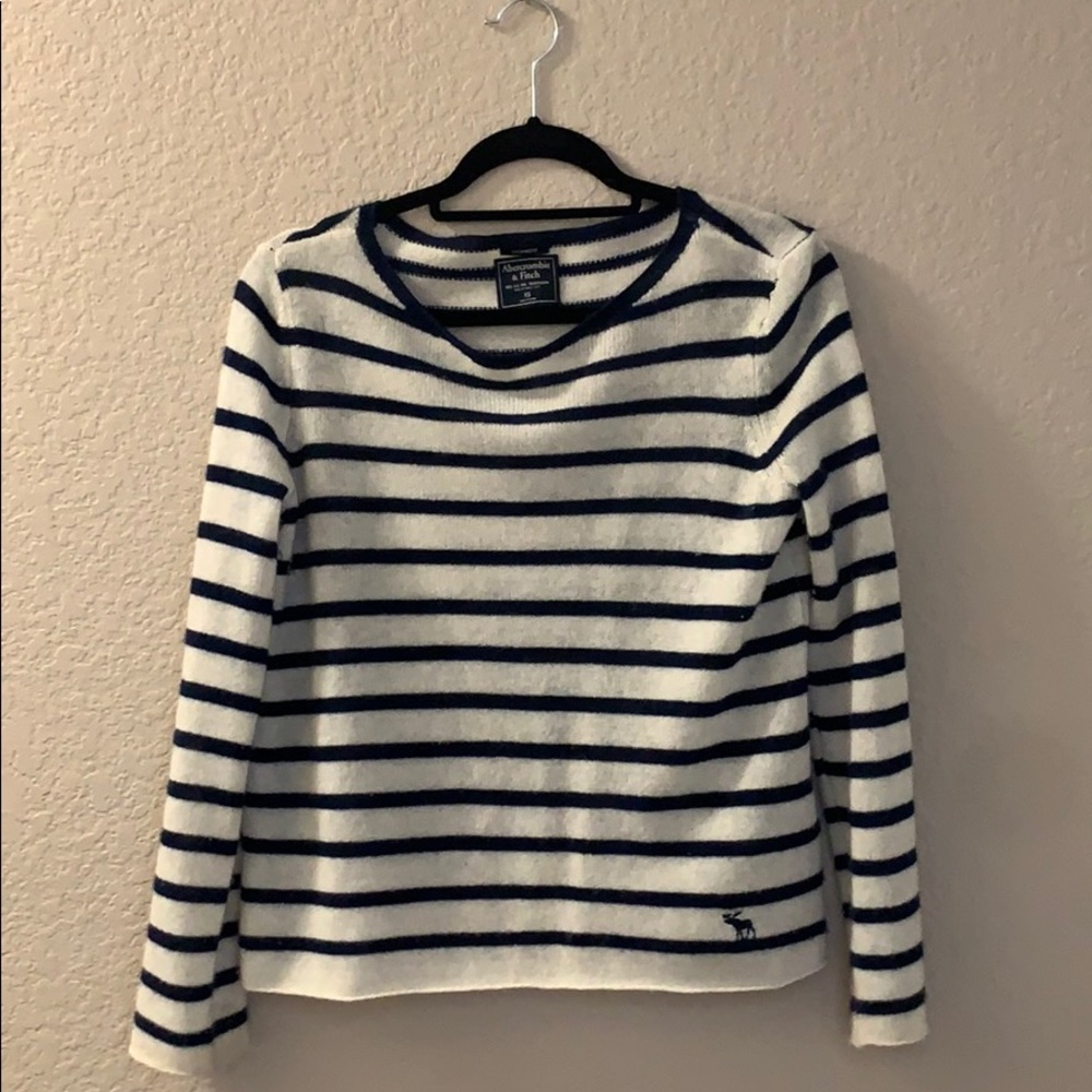 Abercrombie & Fitch Striped Cashmere Sweater